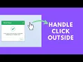 Ep 3 Handle click outside 9 useful code snippets for everyday JavaScript development