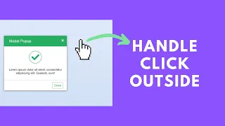 Ep 3 Handle click outside 9 useful code snippets for everyday JavaScript development