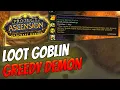 I found a Loot Goblin Greedy Demon Warcraft Reborn Ascension Bronzebeard