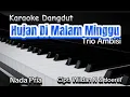 Download Lagu Karaoke Dangdut HUJAN DI MALAM MINGGU Trio Ambisi, Cipt. Wildan N \u0026 Joerel - Nada Pria
