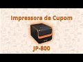 Vídeo Impressora Não Fiscal Jetway JP-800 com Guilhotina - USB, Serial e Ethernet