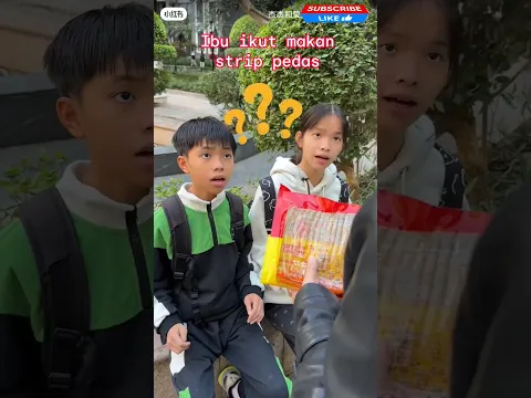 Rafi kepedasan makan strip pedas akhirnya ikut makan juga #shorts #videolucu #dubbing #videokocak