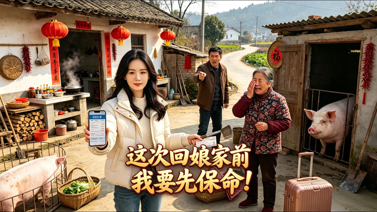 婆婆糊塗害我坐30小時硬座回鄉,逼我徒手殺幾百斤肥豬!重生後我不再忍,讓這一家人付出代價