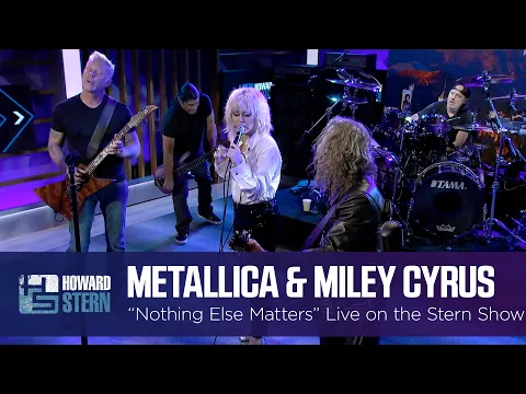 Download MP3 Miley Cyrus and Metallica “Nothing Else Matters” Live on the Stern Show