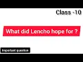 What did Lencho hope for