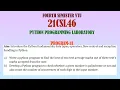 VTU 4TH SEMESTER 21CSL46 PYTHON PROGRAM 1A