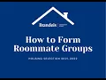 How to Form a Roommate Group