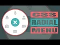 Awesome Radial Menu - Circle Menu CSS UM TUTORIAL