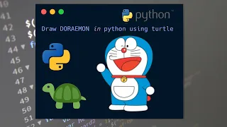 Draw Doraemon in Python using Turtle
