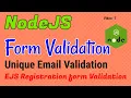 7 NodeJS form validation