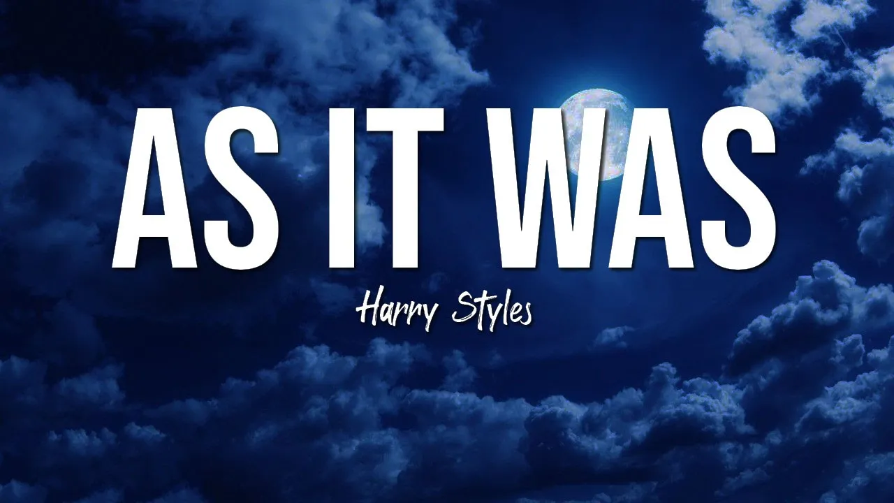 Harry Styles - As It Was (Lyrics)
