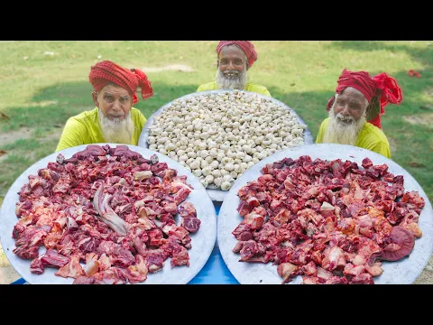 Download MP3 GARLIC BEEF - Cow Head Meat Garlic Mix Curry Cooking for Old Age Special People