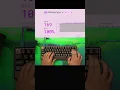 Typing test with monkey type