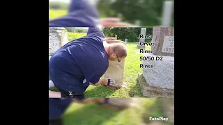 Robert F Read CemeteryPreservationist AsAboveSoBelow gravestonecleaning
