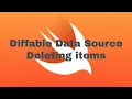 Diffable Data Source - Deleting Items