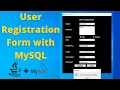 Create User Registration Form in Java with MySQL Swing and JDBC