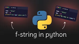 f-string in python python for beginners