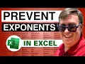 Excel Import Intelligence Prevent Scientific Notation on Import - Episode 2087