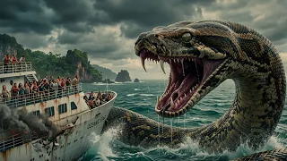 a ship captains mistake takes them to an island ruled by giant snakes snake 2 movie recap