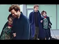 Helena Bonham Carter 54 hugs boyfriend Rye Dag Holmboe 32 as they take their dogs for a walk