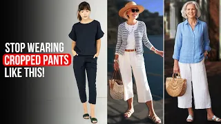 7 GENIUS Cropped Pants Styling Hacks to Look 10x More EXPENSIVE Over 50