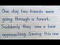 Print handwriting Tutorial Improve your handwriting Calligraphy Let s Write Short Story