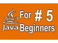 Java Programming Tutorial For Beginners - 5