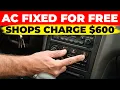 Doing This Will RESET Your Car AC Fix It for FREE