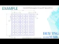 AutoCAD Rectangular Array with Typical Dims