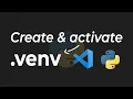 How To Create Activate A Virtual Environment In Visual Studio Code Python 3 12