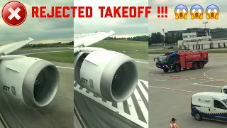 ENGINE PROBLEM LOT Boeing 787 9 Taxiing REJECTED TAKEOFF FULL VIDEO FROM RWY 33 FIRE TRUCK  ENGINE PROBLEM LOT Boeing 787 9 Taxiing REJECTED TAKEOFF FULL VIDEO FROM RWY 33 FIRE TRUCK