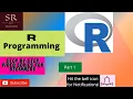 R Programming language for beginners - Part 1