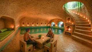 How We Built a Secret Underground Tunnel With Private Pools in Real Life