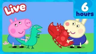 🔴 LIVE: FULL EPISODES George's Adventures! 🐷🦖 Peppa Pig | 12 HOURS OF HD CARTOONS