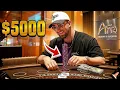 MASSIVE 5 000 BETS PLAYING BLACKJACK AT THE ARIA INSANE RUN