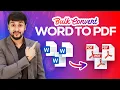 Convert Multiple Word Files to PDF Easily