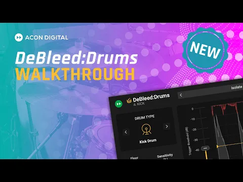 DeBleed:Drums product video