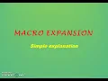 Macro Expansion Macro definition part 2