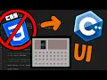 I made my own UI library in C How to design a complicated system