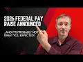 2026 Federal Pay Raise Announced