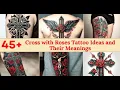 45 Cross with Roses Tattoo Ideas and Their Meanings