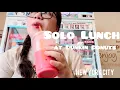 NEW YORK CITY SOLO LUNCH AT DUNKIN DONUTS WOODSIDE QUEENS NEW YORK LBraceros