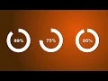 Circle progress bar animation After Effects template Tutorial