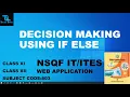 Decision making using if in JavaScript