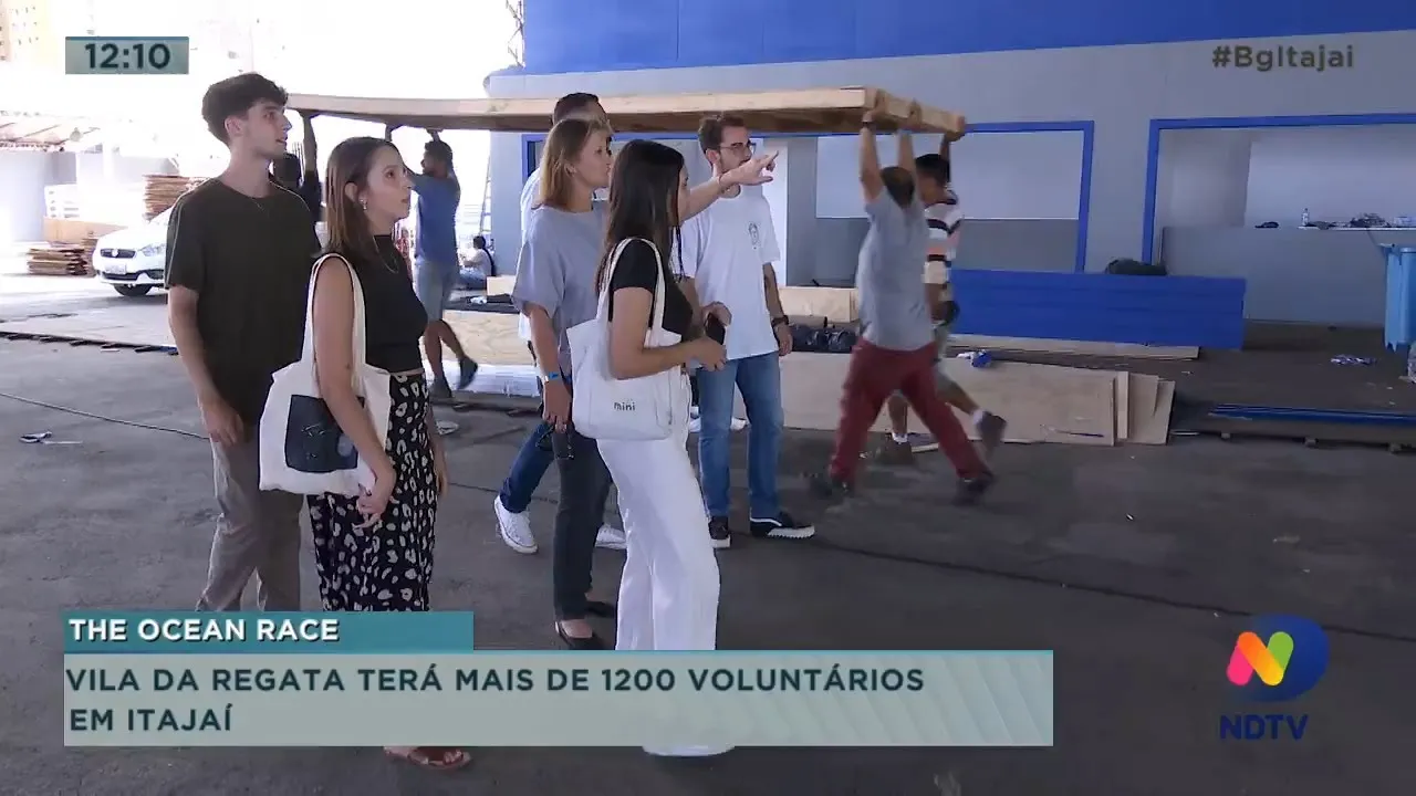 Vila da Regata terá mais de 1200 voluntários em Itajaí
