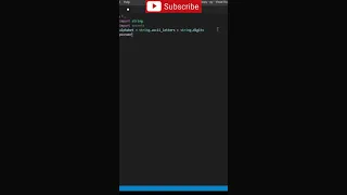 how to make a random password generator in python
