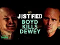Boyd Walton Goggins Kills Dewey Damon Herriman - Scene Justified FX