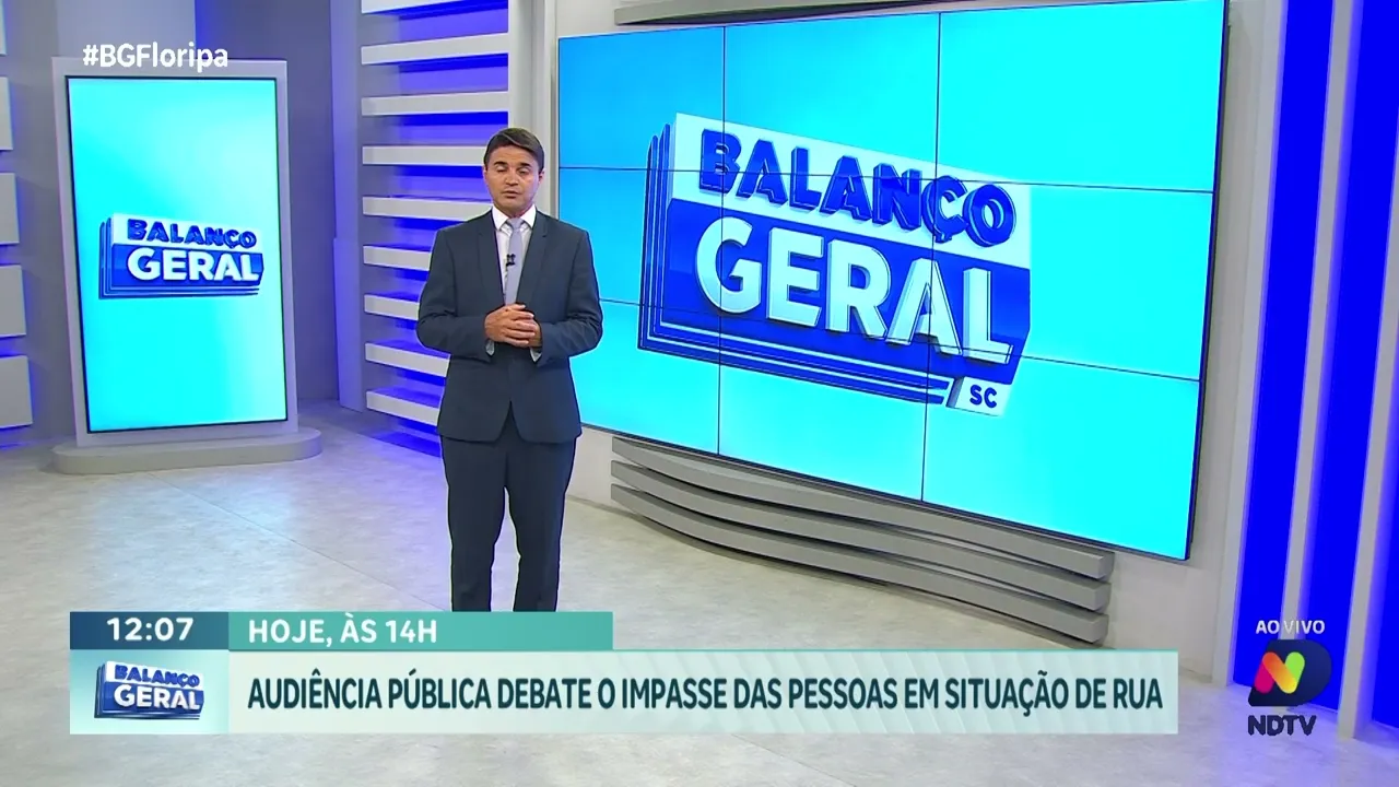 Audiência pública debate alternativas para pessoas em situação de rua em Florianópolis