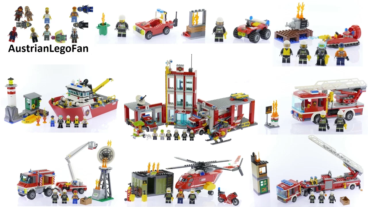All Lego City Construction Site Sets 2009 - Lego Speed Build Review