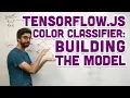 7 8 TensorFlow js Color Classifier Building the Model
